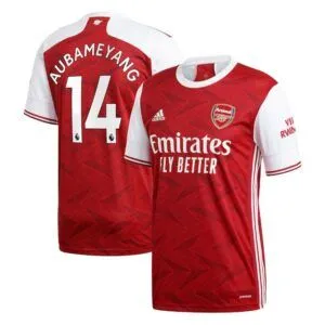 MAILLOT ARSENAL DOMICILE AUBAMEYANG 2020-2021