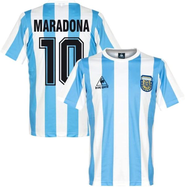 MAILLOT RETRO ARGENTINE MARADONA 1986