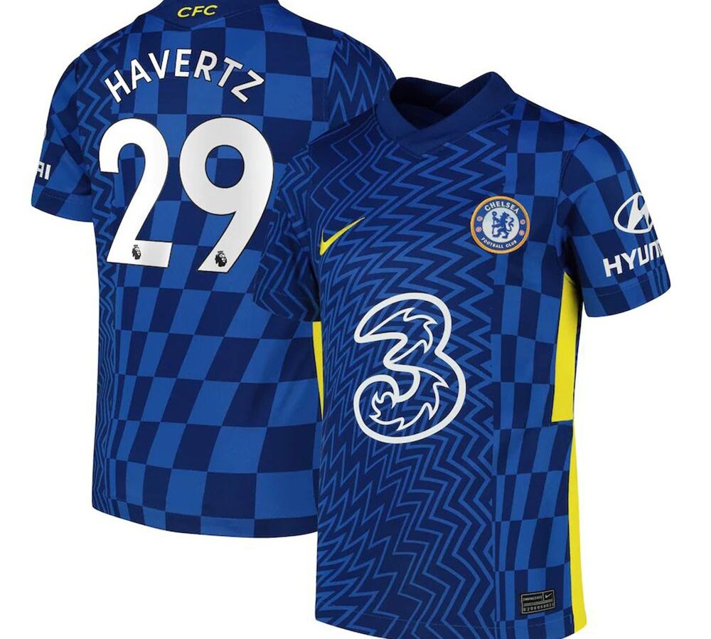 MAILLOT CHELSEA DOMICILE HAVERTZ 2021-2022