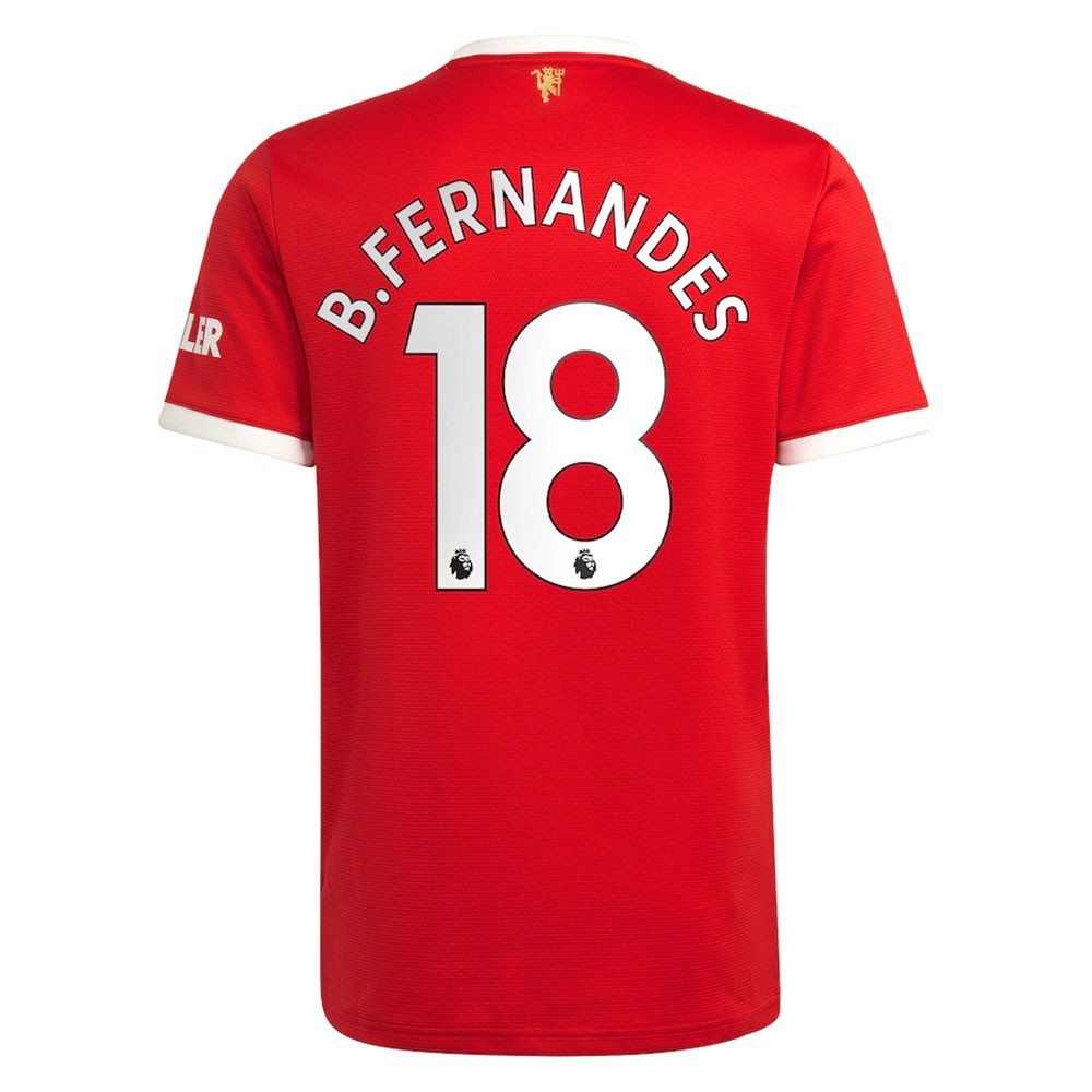 MAILLOT MANCHESTER UNITED DOMICILE BRUNO FERNANDES 2021-2022