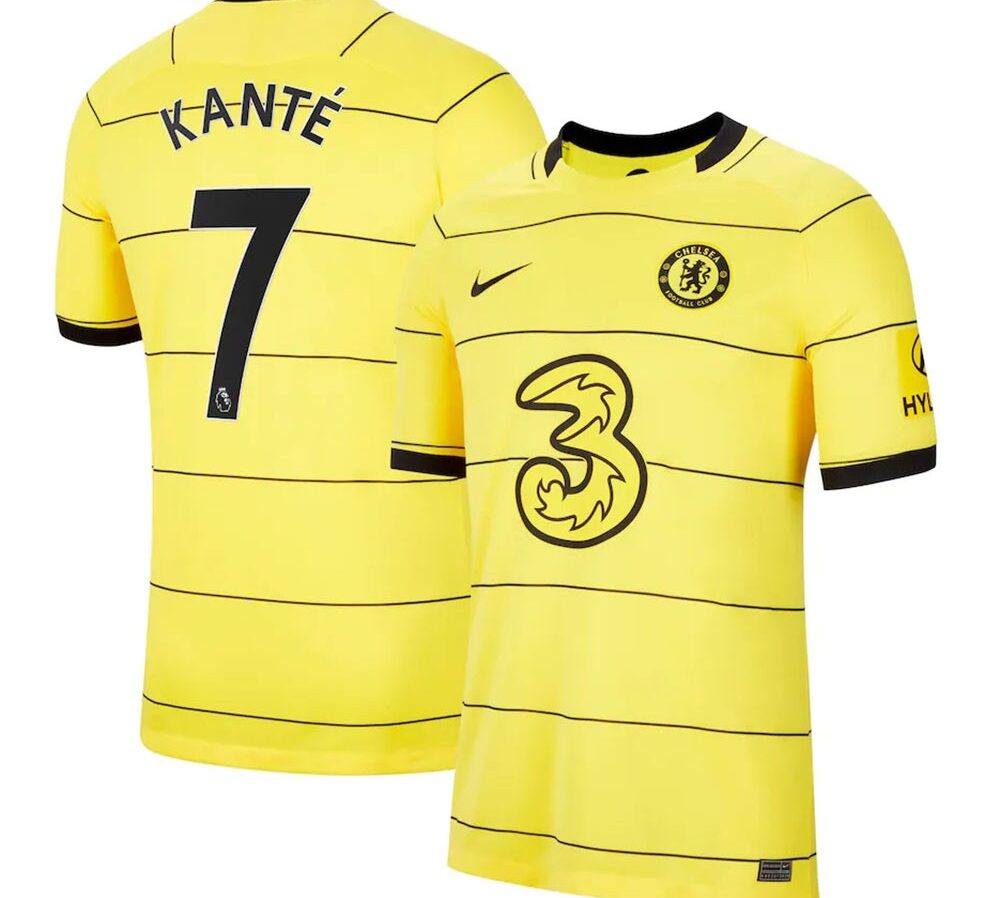 MAILLOT CHELSEA EXTERIEUR KANTE 2021-2022