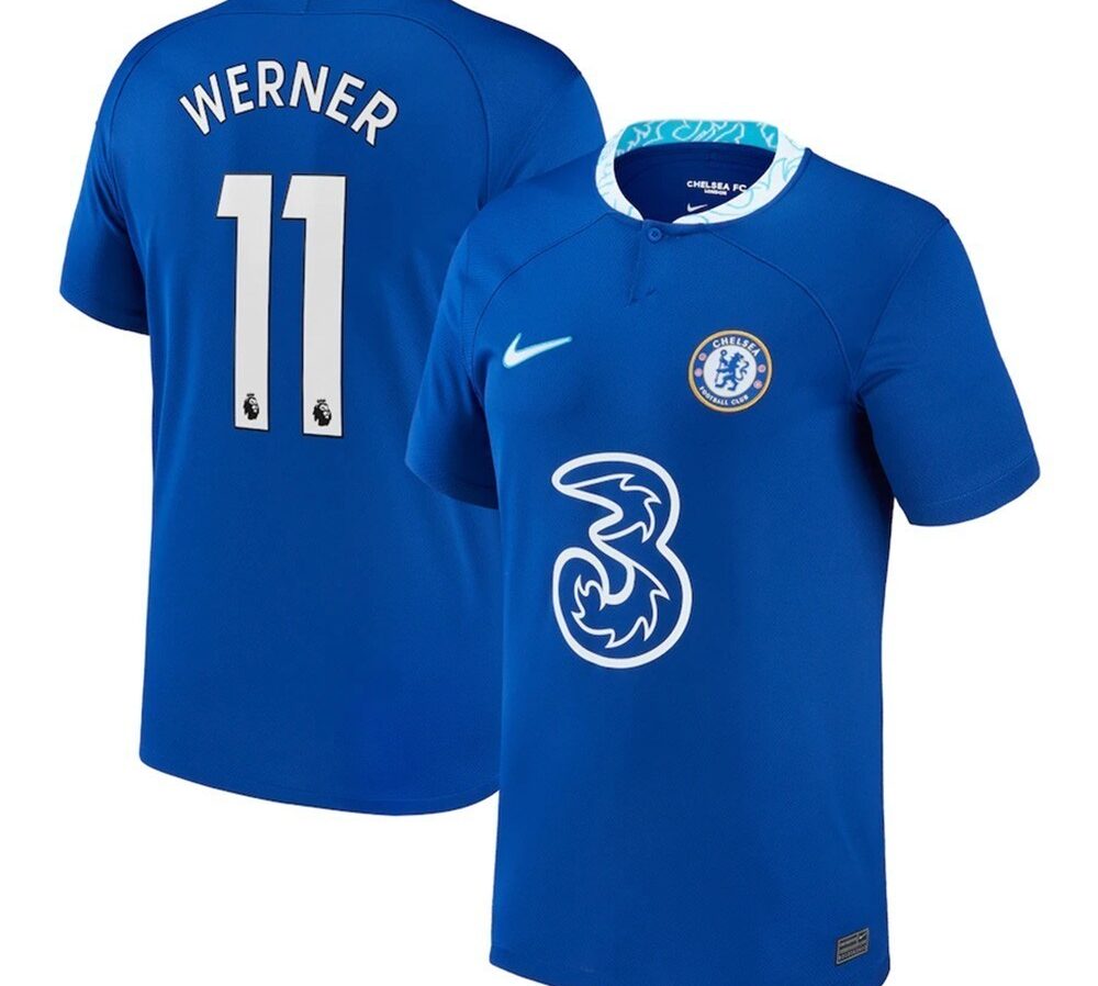 MAILLOT CHELSEA DOMICILE WERNER 2022-2023