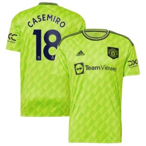 MAILLOT MANCHESTER UNITED THIRD CASEMIRO 2022-2023