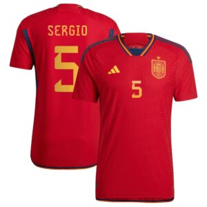 MAILLOT ESPAGNE DOMICILE SERGIO BUSQUETS 2022-2023