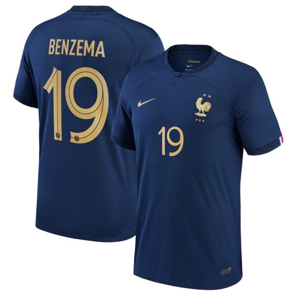 MAILLOT FRANCE DOMICILE BENZEMA 2022-2023