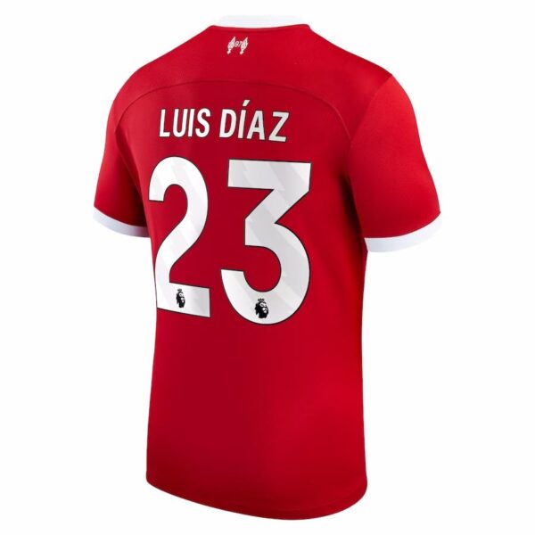 MAILLOT LIVERPOOL DOMICILE LUIS DIAZ 2023-2024