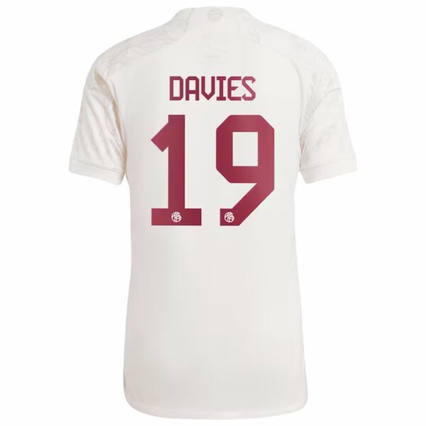 MAILLOT BAYERN MUNICH THIRD DAVIES 2023-2024