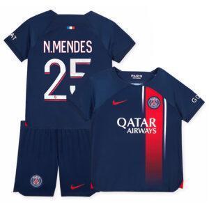 PACK JUNIOR PSG NUNO MENDES DOMICILE 2023-2024