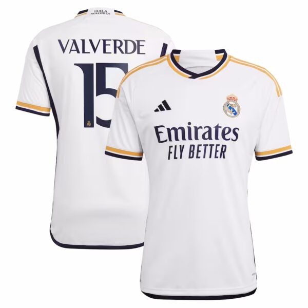 MAILLOT REAL MADRID DOMICILE VALVERDE 2023-2024