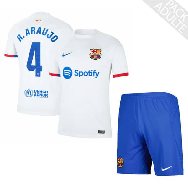 PACK FC BARCELONE EXTERIEUR RONALD ARAUJO SAISON 2023-2024