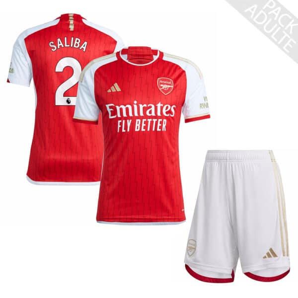 PACK ARSENAL DOMICILE SALIBA SAISON 2023-2024