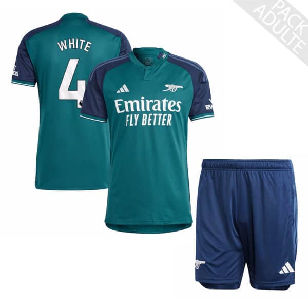 PACK ARSENAL THIRD WHITE SAISON 2023-2024