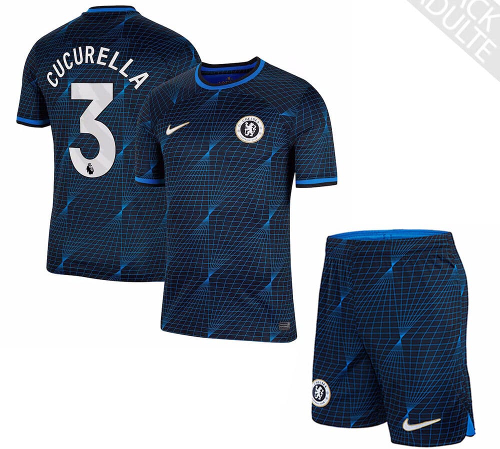 PACK CHELSEA EXTERIEUR CUCURELLA 2023-2024