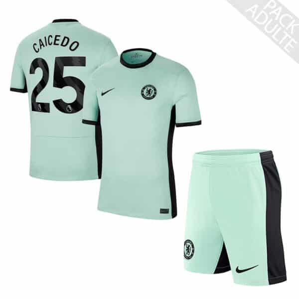 PACK CHELSEA THIRD CAICEDO SAISON 2023-2024