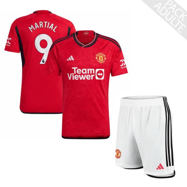 PACK MANCHESTER UNITED DOMICILE MARTIAL ENSEMBLE 2023-2024