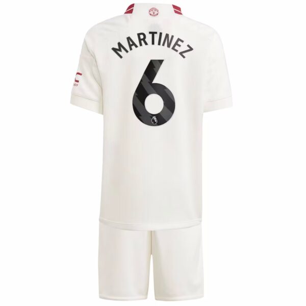 PACK JUNIOR MANCHESTER UNITED THIRD LISANDRO MARTINEZ 2023-2024