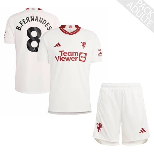 PACK MANCHESTER UNITED THIRD BRUNO FERNANDES SAISON 2023-2024