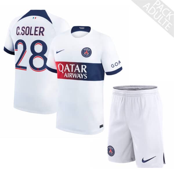 PACK PSG EXTERIEUR CARLOS SOLER SAISON 2023-2024