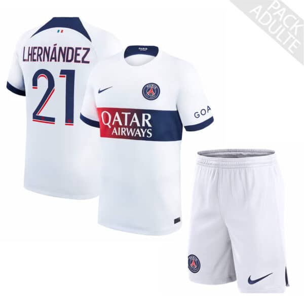 PACK PSG EXTERIEUR LUCAS HERNANDEZ SAISON 2023-2024