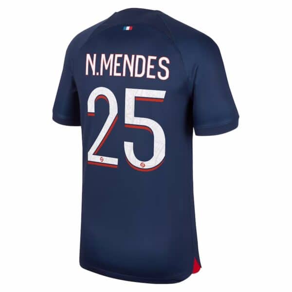 PACK PSG DOMICILE NUNO MENDES SAISON 2023-2024