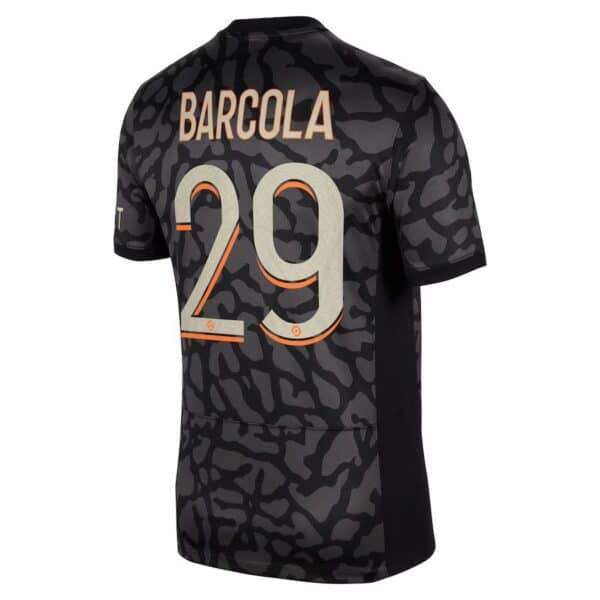 MAILLOT PSG THIRD BARCOLA 2023-2024