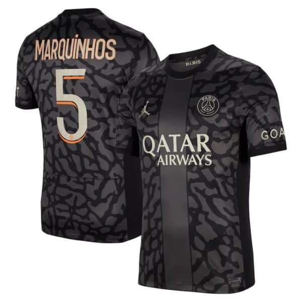 MAILLOT PSG THIRD MARQUINHOS 2023-2024