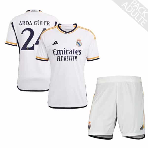 PACK REAL MADRID DOMICILE ARDA GULER SAISON 2023-2024