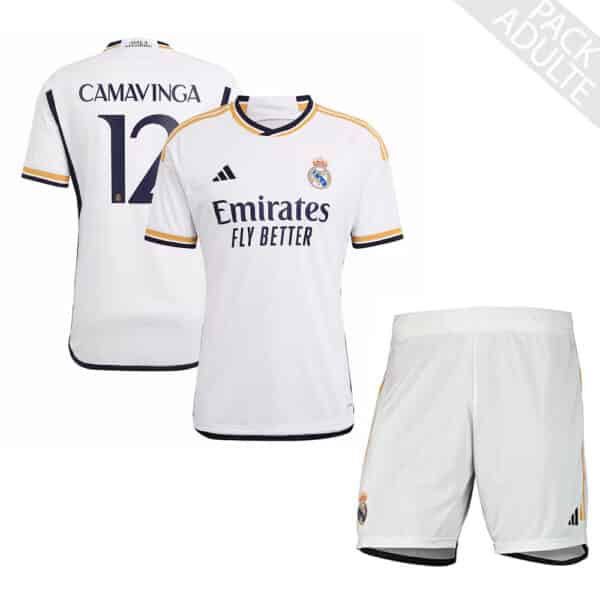 PACK REAL MADRID DOMICILE CAMAVINGA SAISON 2023-2024