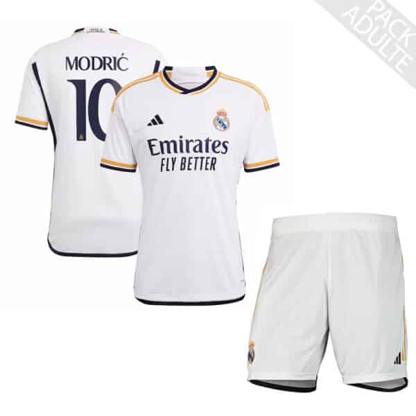 PACK REAL MADRID DOMICILE MODRIC SAISON 2023-2024