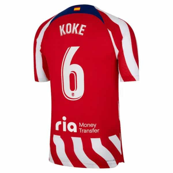 MAILLOT ATLETICO MADRID DOMICILE KOKE VERSION VAPOR MATCH 2023-2024