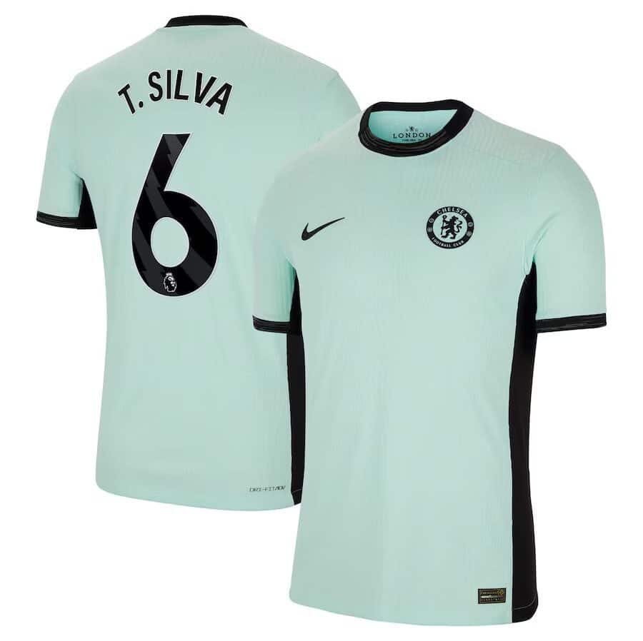 MAILLOT CHELSEA THIRD THIAGO SILVA VERSION VAPOR MATCH 2023-2024