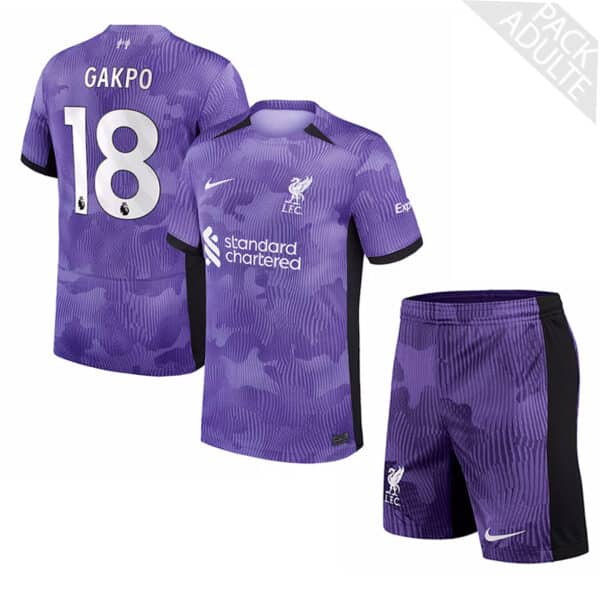 PACK LIVERPOOL THIRD GAKPO SAISON 2023-2024