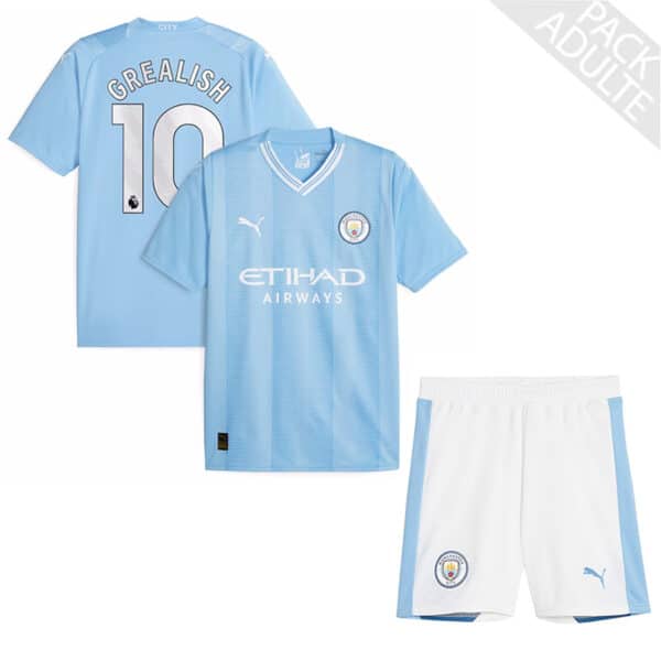 PACK MANCHESTER CITY DOMICILE GREALISH 2023-2024