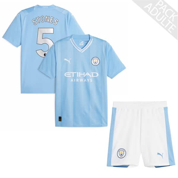 PACK MANCHESTER CITY DOMICILE STONES 2023-2024