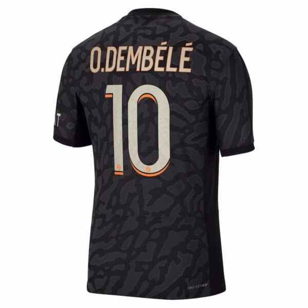 MAILLOT PSG THIRD DEMBELE VERSION VAPOR MATCH 2023-2024