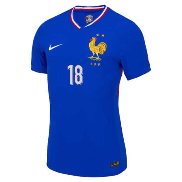 MAILLOT FRANCE DOMICILE ZAIRE-EMERY DRI-FIT ADV VAPOR MATCH SAISON 2024-2025