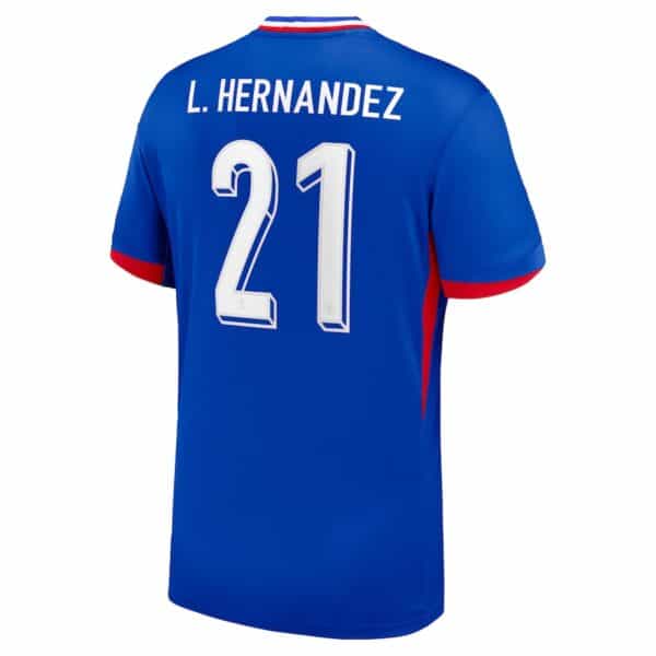 MAILLOT FRANCE DOMICILE L.HERNANDEZ SAISON 2024-2025