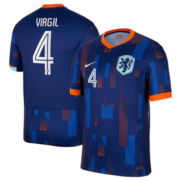 MAILLOT PAYS-BAS EXTERIEUR VIRGIL VAN DIJK SAISON 2024-2025