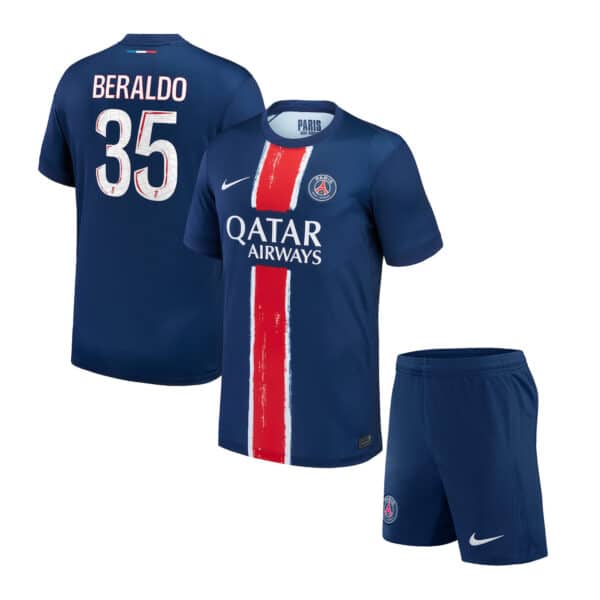 PACK JUNIOR PSG DOMICILE BERALDO SAISON 2024-2025