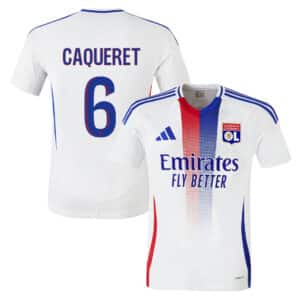 MAILLOT OLYMPIQUE LYONNAIS DOMICILE CAQUERET 2024-2025