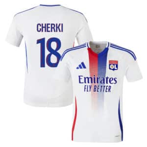 MAILLOT OLYMPIQUE LYONNAIS DOMICILE CHERKI SAISON 2024-2025