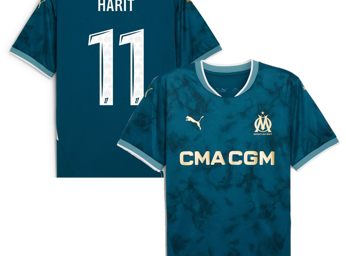 MAILLOT OLYMPIQUE DE MARSEILLE EXTERIEUR HARIT 2024-2025