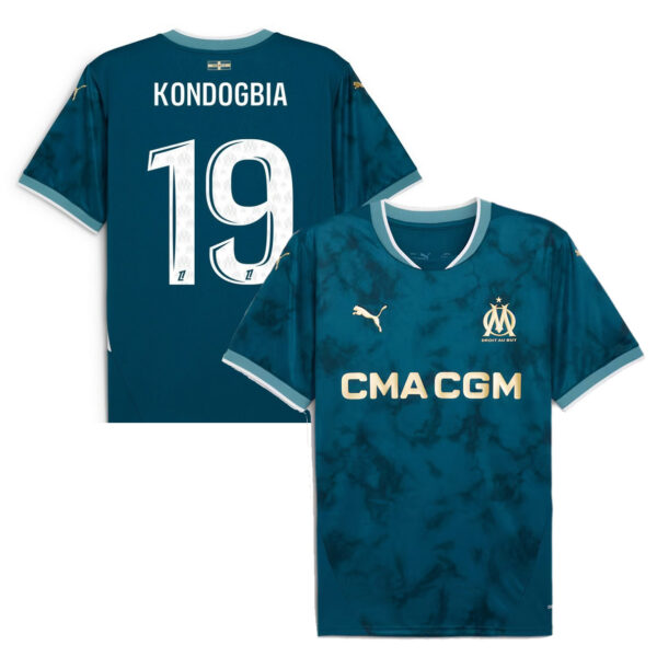 MAILLOT OLYMPIQUE DE MARSEILLE EXTERIEUR KONDOGBIA SAISON 2024-2025