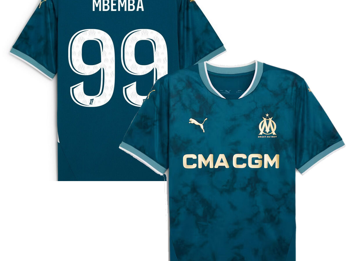 MAILLOT OLYMPIQUE DE MARSEILLE EXTERIEUR MBEMBA 2024-2025