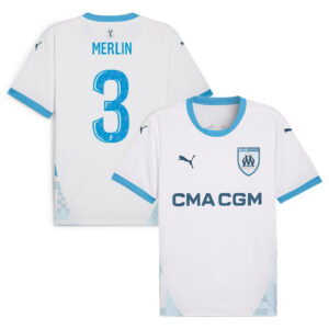 MAILLOT OLYMPIQUE DE MARSEILLE DOMICILE MERLIN SAISON 2024-2025