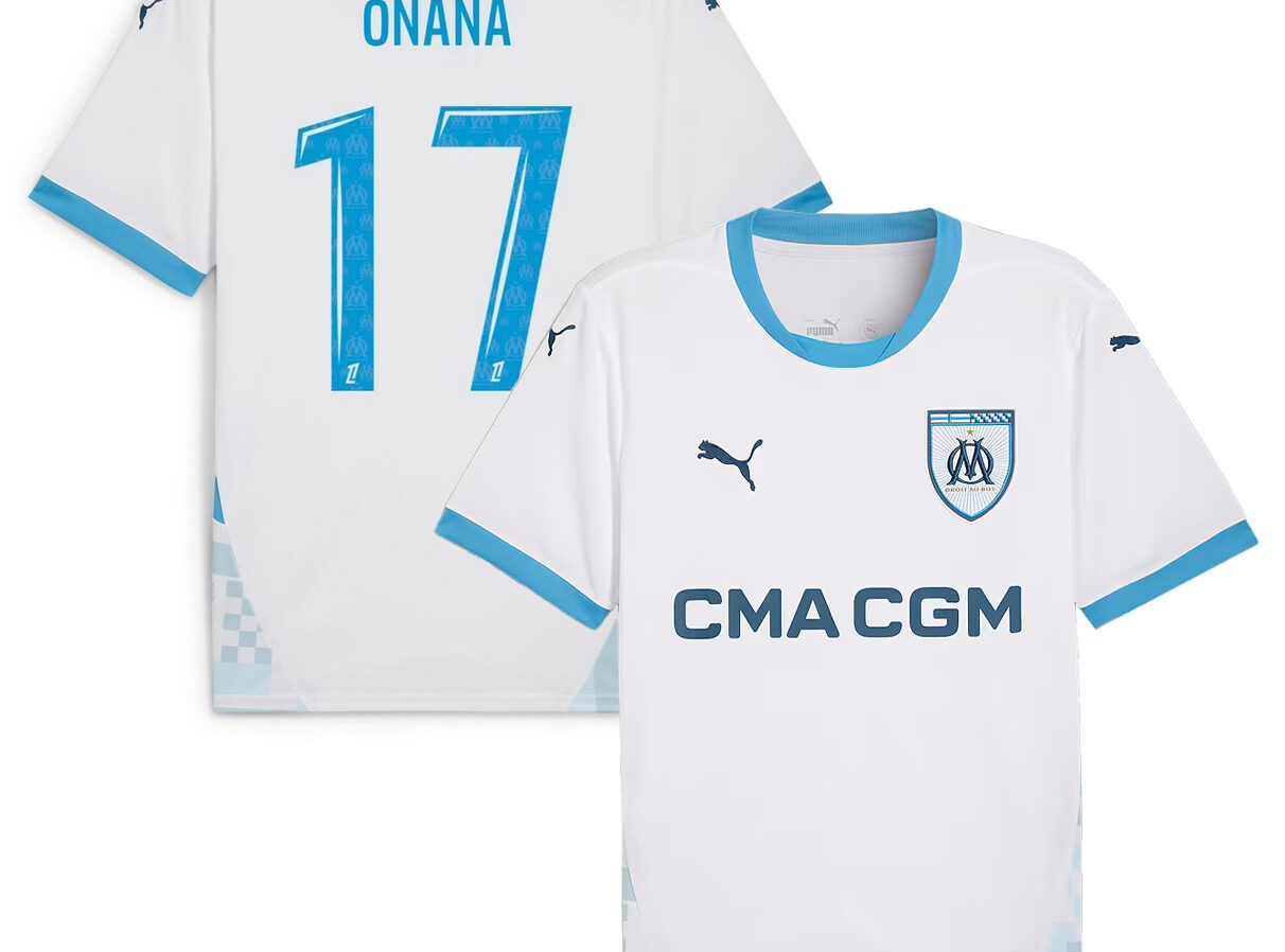 MAILLOT OLYMPIQUE DE MARSEILLE DOMICILE ONANA SAISON 2024-2025