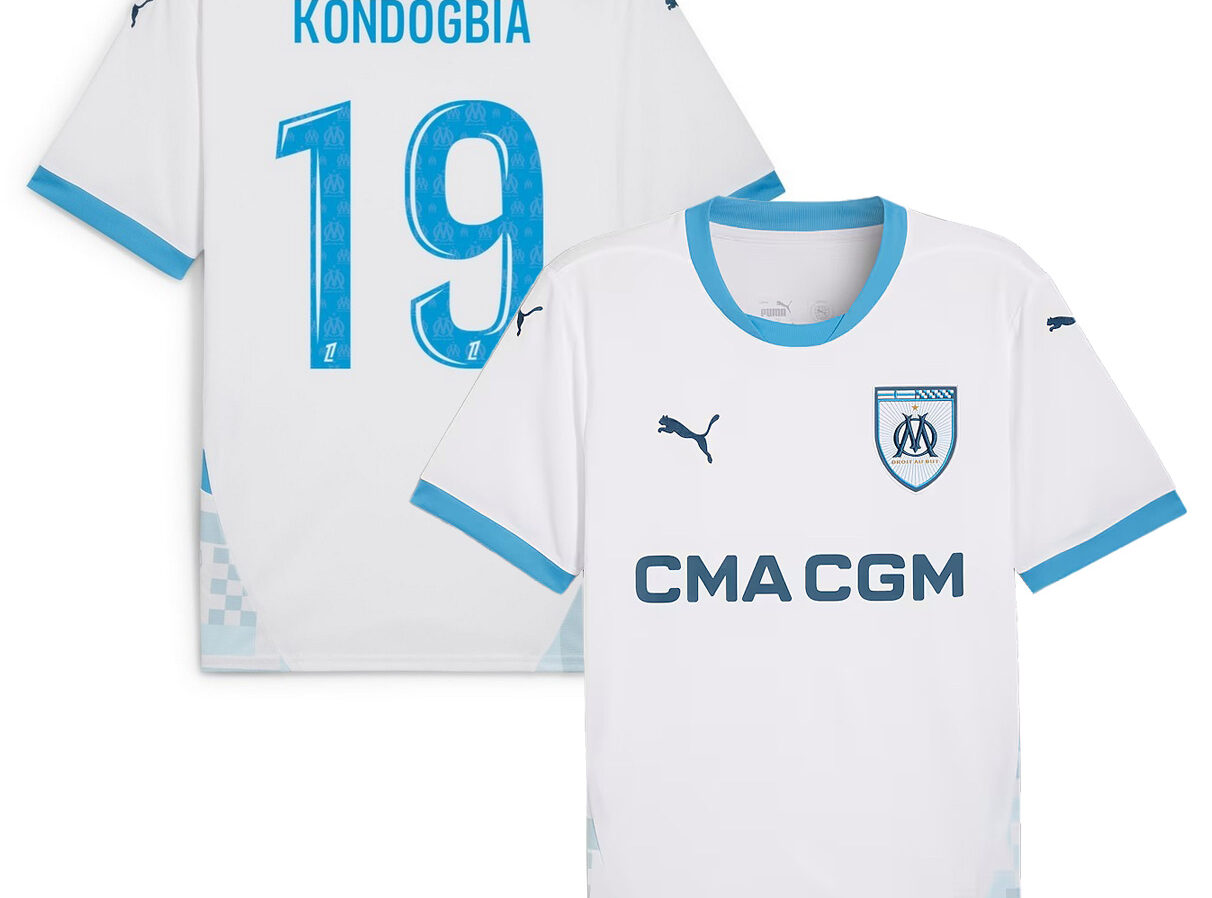 MAILLOT OLYMPIQUE DE MARSEILLE DOMICILE KONDOGBIA 2024-2025