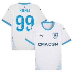 MAILLOT OLYMPIQUE DE MARSEILLE DOMICILE MBEMBA 2024-2025