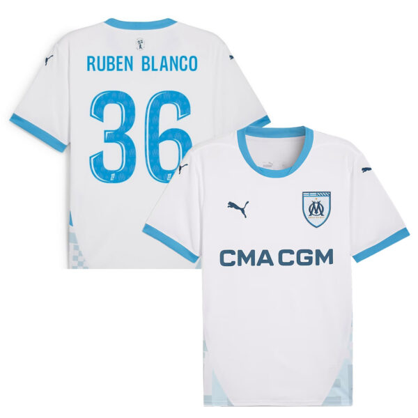 MAILLOT OLYMPIQUE DE MARSEILLE DOMICILE VERETOUT SAISON 2024-2025