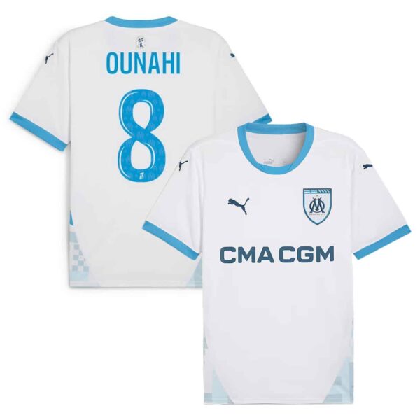 MAILLOT OLYMPIQUE DE MARSEILLE DOMICILE OUNAHI 2024-2025